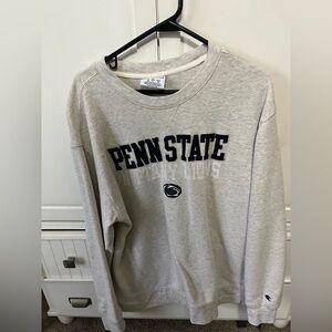 Champion Penn State Gray Sweatshirt Large